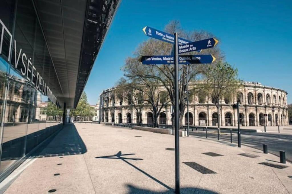 Studio 23M2 Moderne Hypercentre - Arenes A 2 Min Nimes Exterior foto